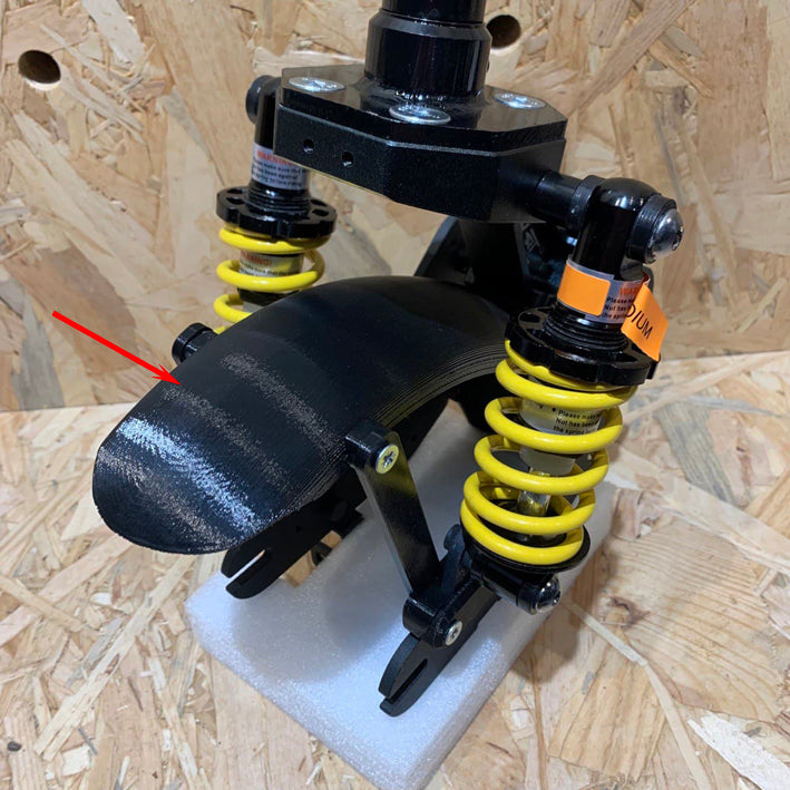 3D front mudguard SHARKSET Ninebot front suspension 