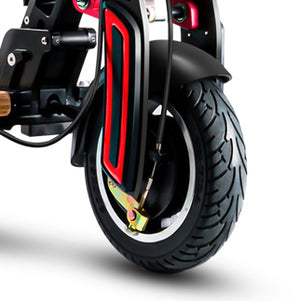 Front drum brake kit with E-FLEX inflatable tire 