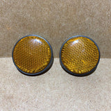 E-FLEX round front reflectors (set 2 pcs) 
