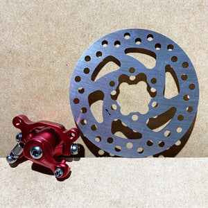 Rear brake kit: caliper + E-FLEX disc 