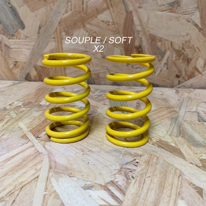 Flexible/Soft Springs (x2) Yellow SHARKSET Ninebot &amp; Xiaomi 